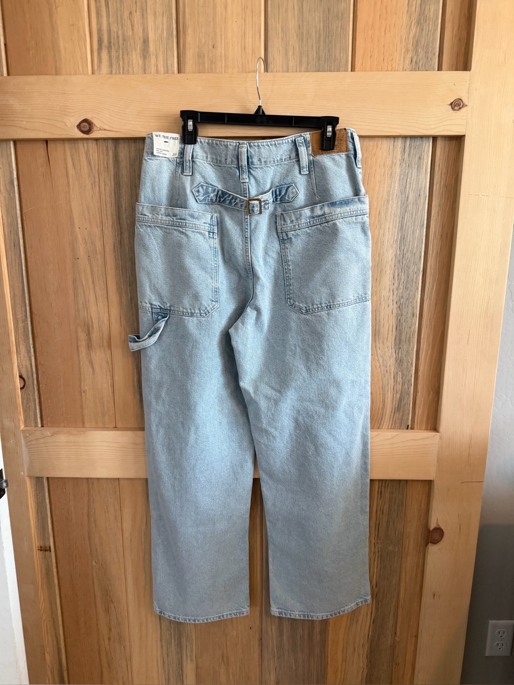Free People light Wash Women's Carpenter Jeans